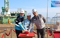 삼성重, '시더 FLNG' 성공적 진수…스마트조선소로 제조 혁신