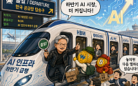 [AI 코인패밀리 만평] AI 열차 올라탄 한국
