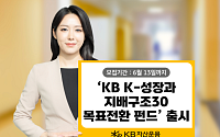 KB운용 'K-성장과 지배구조30 목표전환 펀드' 출시…"성장주 투자·변동성 관리 동시에"