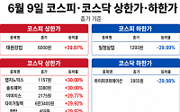[급등락주 짚어보기] 급반등 속 코스피 1개·코스닥 6개 상한가…대원강업 ‘上’
