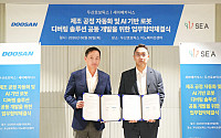 두산로보틱스-세아메카닉스, AI 디버링 자동화 맞손