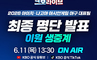 아시안게임 야구 대표팀 발표 생중계한다⋯시간·시청 방법은?