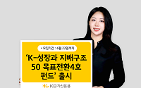 KB운용 'K-성장과 지배구조50 목표전환4호 펀드' 출시…"조기 달성 신화 잇는다"