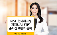KB운용 'RISE 현대차고정피지컬AI ETF' 순자산 8000억 돌파