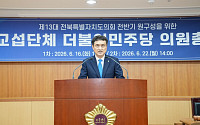 전북도의회 민주당 의장 후보에 김희수 의원 선출