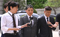 SM엔터 시세조종 무죄 김범수, 자본시장법 항소심 출석 [포토]