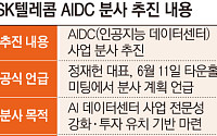 [단독] SKT, 'AI 데이터센터' 분사 착수⋯1000조 투자 첫발 뗐다 [SK, AI 인프라 재편]