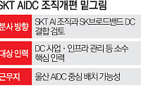 SKB DC 떼고 SKT AI와 결합…AIDC 조직 재편 밑그림 [SK, AI 인프라 재편]