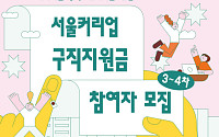 "경력 단절 여성 다시 일터로"… '서울커리업 구직지원금' 참여자 1500명 모집