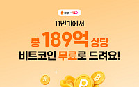 빗썸, 11번가와 비트코인 제공 프로모션⋯신규 회원 최대 10만원