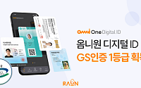 라온시큐어, ‘옴니원 디지털 ID’ GS인증 1등급…신원 인증 통합 플랫폼