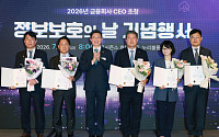 이억원 금융위원장, 정보보호의 날 표창 수여 [포토]