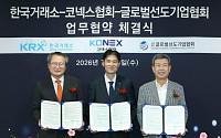 한국거래소·코넥스협회·글로벌선도기업협회 '맞손'…코넥스 상장 활성화