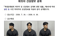 경산 친구 살해범 신상 공개…24세 정재환 머그샷