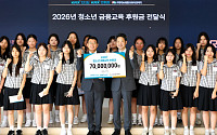 한국거래소, 청소년 금융교육 후원금 7000만원 전달