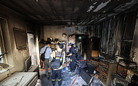 경산 아파트 관리실서 폭발·화재…8명 부상ㆍ1명 위중