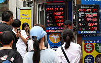 달러·엔 환율 164엔 돌파 임박, 원화 강세에 100엔 890원대 [포토]