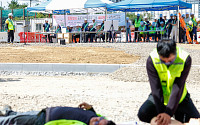 황상하 SH 사장, 폭염 대비 건설현장 안전점검