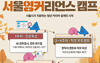 서울시, 서영커 캠프 가을학기 참여자 모집⋯실무 중심 집중교육 제공