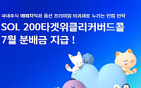 신한자산운용, 'SOL 200타겟위클리커버드콜 ETF' 7월 분배금 지급