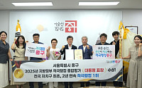 중구, 2년 연속 적극행정 최고 입증…전국 자치구 첫 대통령 표창