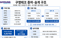 매출 4000억대에 시총은 겨우 500억…구영테크 낮은 몸값에 저가 승계 마무리