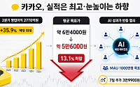 카카오, 역대급 실적에도 낮아진 눈높이…AI 성과가 반등 열쇠