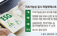지속가능성 공시 ‘실전 점검’ 9개사 선정…연내 ‘참고서’ 나온다