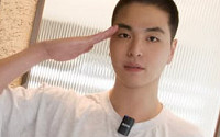 아이콘 구준회, 입대 D-2 삭발 공개⋯"건강히 잘 다녀오겠다"