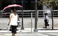 동해안 비 시작⋯수도권ㆍ남부는 체감 33도 무더위 [날씨]