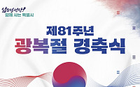 첫 국가행사 '광복절 경축식'...전남 광주특별시 통합 의미 새긴다