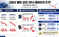 고점서 물린 삼전·SK하닉 레버리지 ETF 최대 77% 손실…원금 회복까진 얼마나?