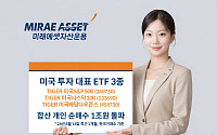 미래에셋 'TIGER 미국 투자 대표 ETF 3종', 최근 1개월 개인 순매수 1조 돌파