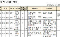 사흘간 900㎜ ‘물폭탄’ 맞은 남해안…통영 국가유산 5건 훼손·거제는 0건