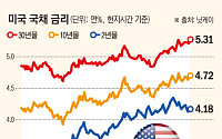 美 국채시장 덮친 ‘장기금리 요동’…30년물 금리, 19년 만에 최고