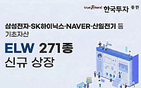 한국투자증권, ELW 271종목 신규 상장