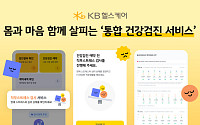 KB헬스케어, 건강검진·스트레스 검사 연계…통합 건강관리 서비스 강화