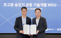 GS건설·현대엘리베이터, 초고층 승강기 기밀성 강화 기술 공동개발