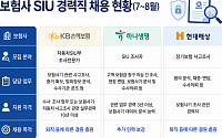 "보험사기 꼼짝마" 손·생보사, '베테랑' SIU 인력 채용 릴레이