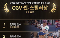 김재현ㆍ김현수ㆍ오스틴ㆍ이호연, 8월 'CGV 씬-스틸러' 후보