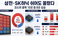 삼전·SK하닉 쉬어도 올랐다…8월 코스피 종목 10곳 중 8곳 상승