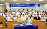 삼성서울병원, 위암 로봇수술 1500례 달성