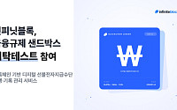 인피닛블록, 금융규제 샌드박스 위탁테스트 참여기업 선정