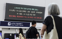 코레일·SR, 추석 승차권 교통약자 사전예매 시작 [포토]