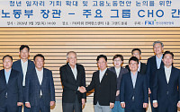 삼성·SK 등 10대 그룹 CHO 한 자리에…노동장관과 청년채용 확대 논의