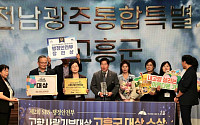 고흥군 '고향사랑기부금'...행안부 '대상' 수상