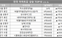 [아파트값 상승 톱10] 서울 중구 ‘덕수궁롯데캐슬’ 등