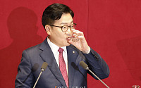 정점식, 교섭단체 대표연설…'개헌 논의 불가' [포토]