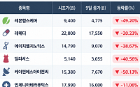 코스닥 신규 상장주 잔혹사⋯케이앤에스아이앤씨ㆍ레몬헬스케어 ‘반토막’