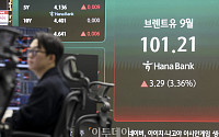 100달러 넘어선 브렌트유 '4개월 만 최고치' [포토]